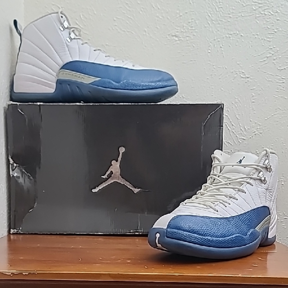 Air Jordan 12 Retro High French Blue 2016 Mens Sneakers 130690-113 Size 13